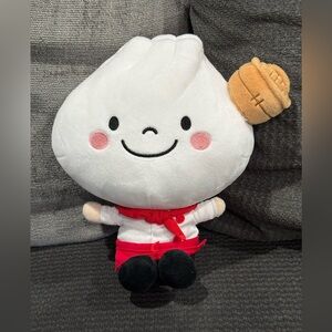 Din Tai Fung Bao Bao Bun Plush Stuffed Toy Baby Soft Squishy 11" Authentic RARE